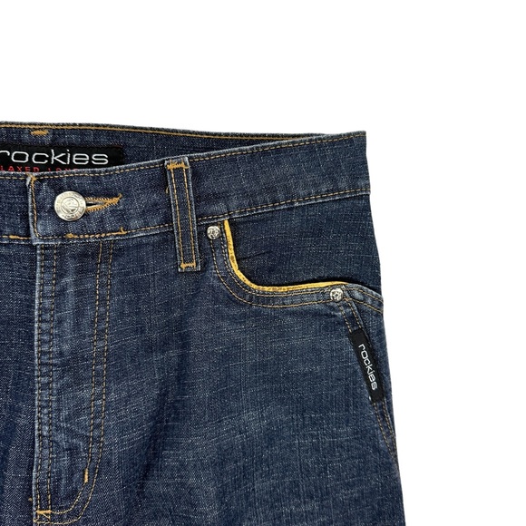 ROCKIES Vintage Jeans Relaxed Long Rise Blue - Picture 7 of 10